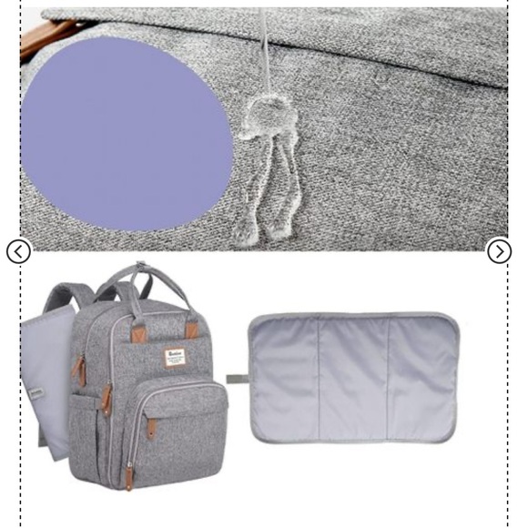 RUVALINO large diaper bag backpack - Picture 11 of 14